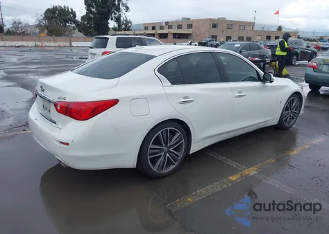 2015 Infiniti Q50 Sport z USA, uszkodzony, nr VIN JN1BV7AP5FM341963